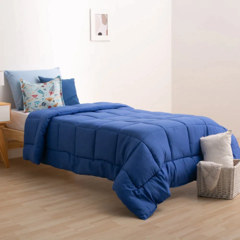 Acolchado Casa Blanca Oro 1 1/2 plazas Liso - comprar online