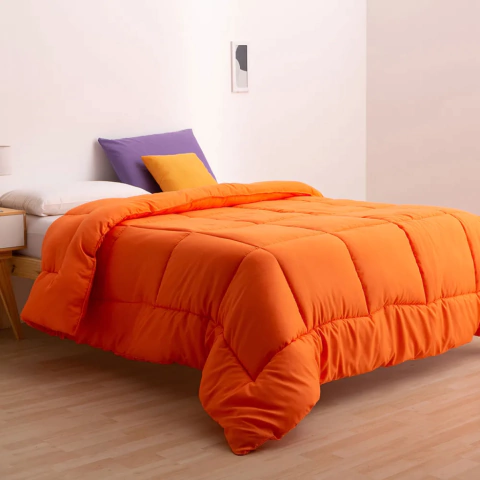 Acolchado Oro 2 1/2 plazas Liso - tienda online