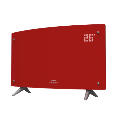 Vitroconvector Curvo Digital Peabody PE-VQD20N 2000W Negro - comprar online