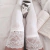 Meia 7/8 com renda