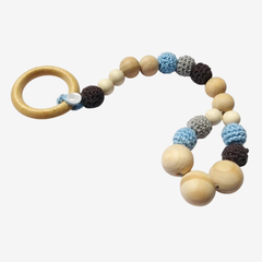 Kit Pingente Sensorial Elefante - bebês de 2 à 12 meses - Nikita Projetos Lúdicos - Material Artesanal e Sensorial