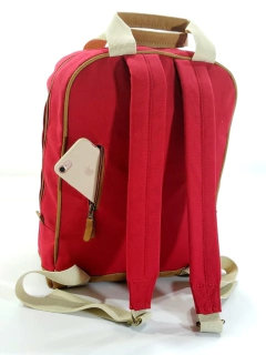 Mochila Maternal Lisa - roja - tienda online