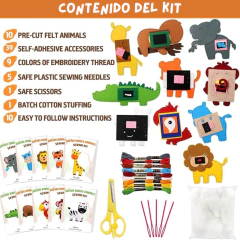Kit de costura y estimulación Safari en internet