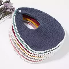 Pack Baberos con detalle al bies (2 Uni.) - Mamá Flora