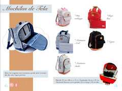 Mochila Maternal Lisa - Negra - Mamá Flora