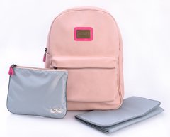 Mochila Maternal Eco cuero - Rosa - Mamá Flora
