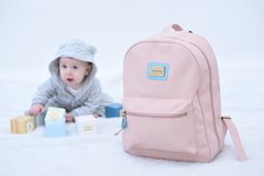 Mochila Maternal Eco cuero - Rosa