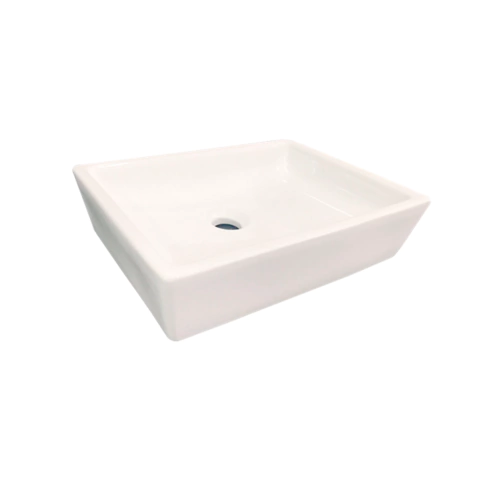 Cuba para Banheiro de Apoio Retangular Branca 40x31cm - CubasTM