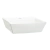 Cuba para Banheiro de Apoio Quadrada Branca 44x43cm Furo de Torneira - CubasTM