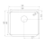 Cuba Quadrum 50x40x20cm - Tramontina - loja online