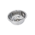 Cuba Inox Redonda Cozinha e Banheiro Alto Brilho 25x13cm - JP - comprar online