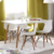 COMBO: Mesa Rectangular blanca + 4 Sillas Eames - comprar online