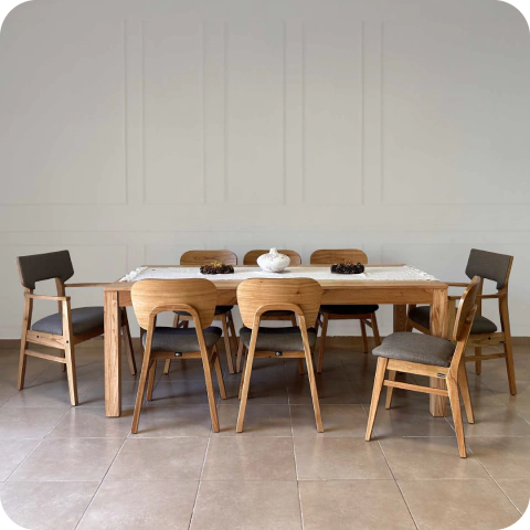 Mesa Extensible Paraíso 2 mts a 2,60 mts.