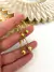 Par Aros Dubai 1,5 Cm Acero Dorado