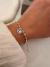 Pulsera Balls Corazón 19 cm Acero Blanco