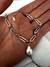 Pulsera Chainlet Perla Perita 19 Cm Acero Quirúrgico - comprar online