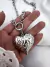 Conjunto Marinera Corazón Arabescos 45 Cm Acero Quirúrgico