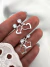 Par Aros Cubik Acero Blanco - comprar online