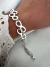 Pulsera Infinito Love 18 Cm Acero Blanco
