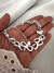 Pulsera Infinito Love 18 Cm Acero Blanco - comprar online