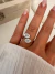 Anillo Regulable Doble Foot Acero Blanco