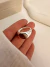Anillo Flat Chunky Acero Blanco - comprar online