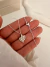 Conjunto Cactus Cubik 45 Cm Acero Blanco