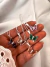 Conjunto Mariposa Cristal Plata 925 - comprar online