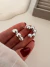 Par Aros Dots Chunky Acero Plateado - comprar online