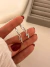 Par Aros Glow Rayo 1,5 Cm Acero Blanco