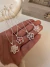 Conjunto Flor de Loto Giratorio 50 Cm Acero Blanco