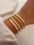 Esclava Ribbons Acero Dorado - comprar online