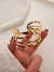 Esclava Ribbons Acero Dorado