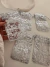 Bolsitas Organza Floreadas Plateadas x 5 - comprar online