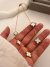 Conjunto Multi Cleef Blanco 45 cm Acero Dorado
