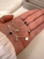 Pulsera Corazón Negro Cubik 19 cm Acero Blanco - comprar online