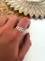 Anillo Panal Acero blanco