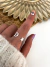 Anillo Regulable Inicial D Estrella Acero Blanco