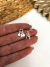 Par Aros Pili Luna y Estrellitas Acero Blanco - comprar online