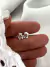 Abridores Teddy Cubik Rosa Enchapados Plata 925