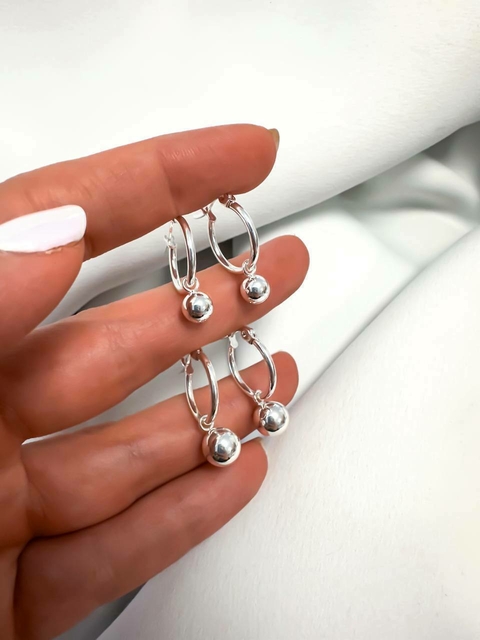 Blister Aros x 12 Acero blanco/AR4010P