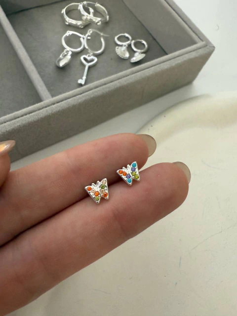 Abridores Mariposita Rainbow Acero blanco