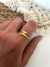 Anillo Trueno Acero Dorado