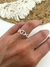 Anillo Regulable Chain Acero Blanco