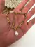 Pulsera Clip Perla Perita 18 Cm Acero Dorado - comprar online