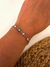 Pulsera Cuore Margaritas 19 Cm Acero Quirúrgico