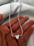 Chocker Zafira Corazón 4OCm Acero blanco