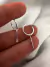 Par Aros Barrita Colgante 1,2 Cm Plata 925 - comprar online