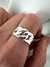 Anillo Regulable Billon Acero blanco