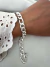 Pack Pulseras x 3 Acero blanco/APUNOS2.5X19P